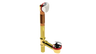 BRASS OFFSET WASTE & OVERFLOW CLICKER® (3142Q)