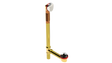 BRASS OFFSET WASTE & OVERFLOW TIP-TOE EXTENDED (3142TIP-20CP)
