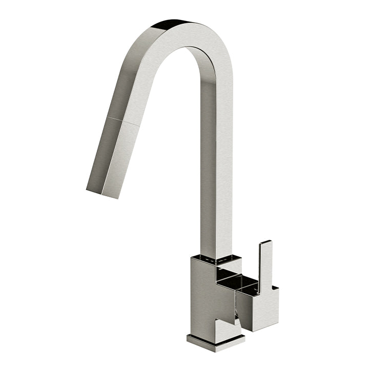 Tiramisu pull-down dual stream mode kitchen faucet