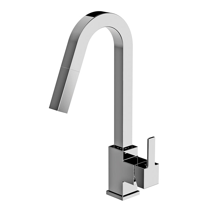Tiramisu pull-down dual stream mode kitchen faucet