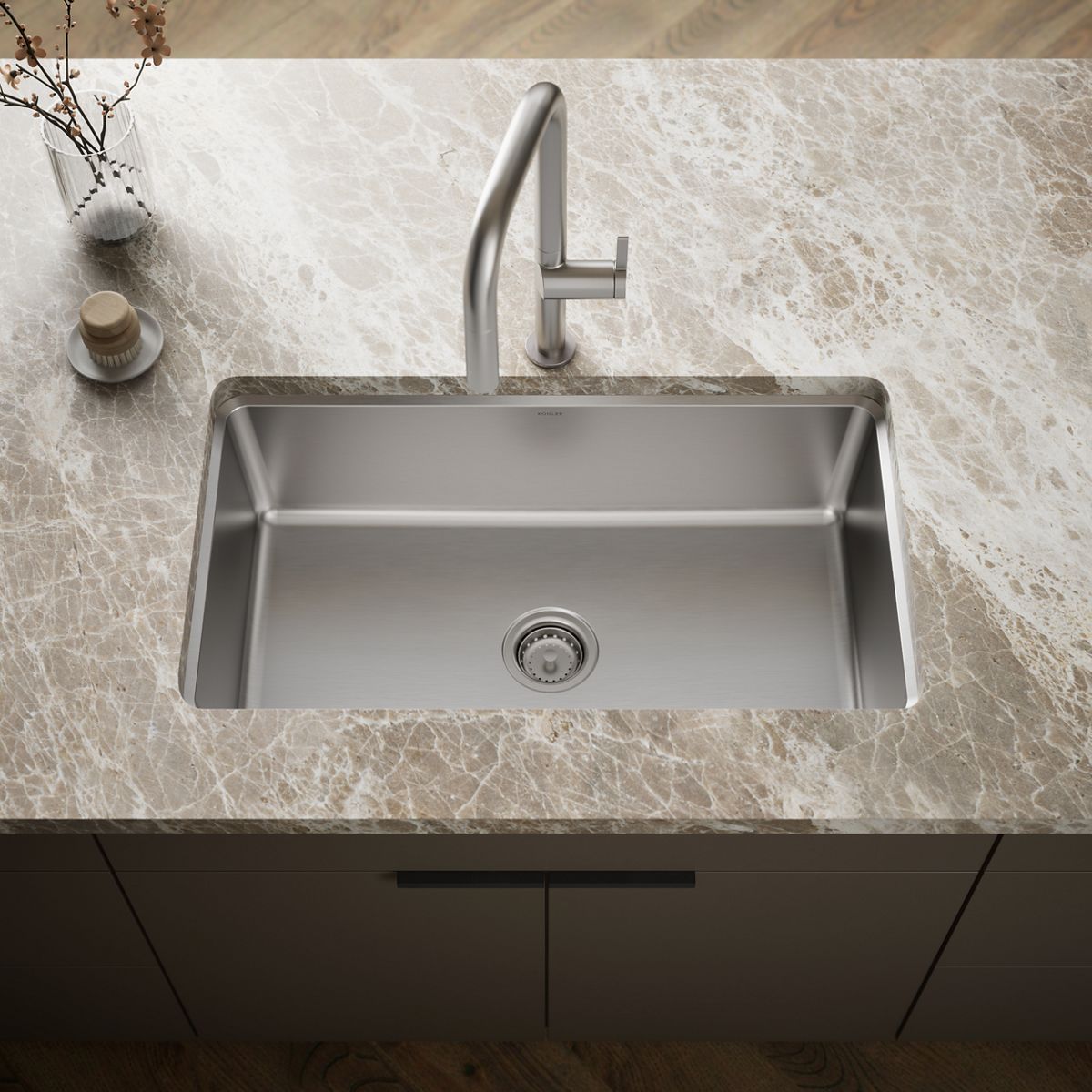 Prologue® 33" top-/undermount single-bowl kitchen sink