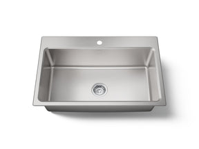 Prologue® 33" top-/undermount single-bowl kitchen sink