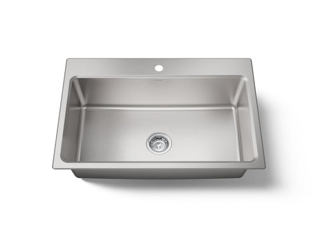 Prologue® 33" top-/undermount single-bowl kitchen sink
