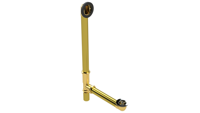 24" Brass Trip Lever Waste & Overflow Rough-in (3147TRIPRI-24)