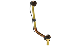 BRASS DIRECT DRAIN WASTE & OVERFLOW CABLE-DRIVE® (314DC-20VB)
