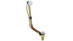 BRASS DIRECT DRAIN WASTE & OVERFLOW CABLE-DRIVE® (314DC-20W)