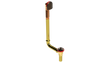 BRASS DIRECT DRAIN WASTE & OVERFLOW LIFT & TURN EXTENDED (314DL-20VB)