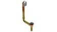 BRASS DIRECT DRAIN WASTE & OVERFLOW LIFT & TURN (314DL)