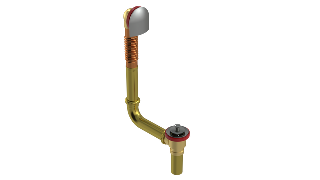 BRASS DIRECT DRAIN WASTE & OVERFLOW LIFT & TURN (314DL)