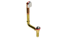 BRASS DIRECT DRAIN WASTE & OVERFLOW LIFT & TURN (314DL)