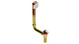 BRASS DIRECT DRAIN WASTE & OVERFLOW PUSH-PULL (314DPP-CP)