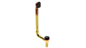 BRASS DIRECT DRAIN WASTE & OVERFLOW CLICKER® EXTENDED (314DQ-20MBL)