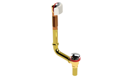 BRASS Direct Waste & Overflow with Clicker® Closure (314DQ)