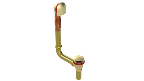 BRASS Direct Waste & Overflow with Clicker® Closure (314DQ)