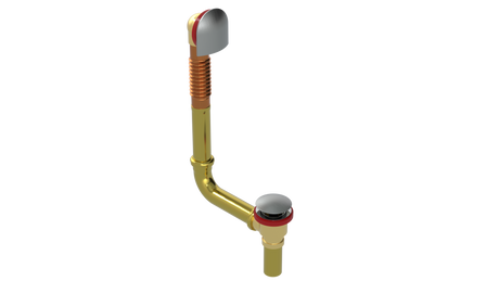 BRASS Direct Waste & Overflow with Clicker® Closure (314DQ)
