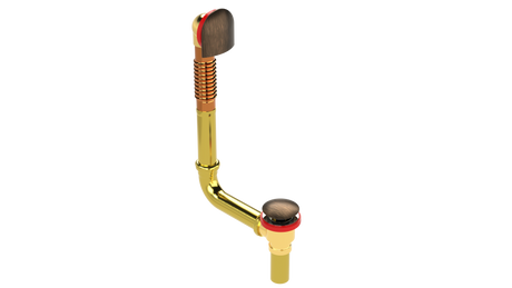 BRASS Direct Waste & Overflow with Clicker® Closure (314DQ)