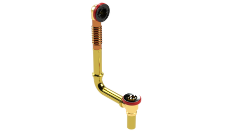 BRASS Direct Waste & Overflow Rough-in (314DRI-16)
