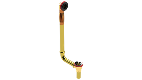 BRASS Direct Waste & Overflow Rough-in Extended (314DRI-20)