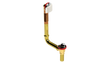 BRASS DIRECT DRAIN WASTE & OVERFLOW TIP-TOE (314DTIP-CP)