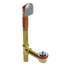 BRASS OFFSET WASTE & OVERFLOW LIFT & TURN (314L)