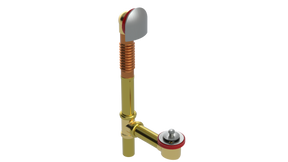 BRASS OFFSET WASTE & OVERFLOW LIFT & TURN (314L)