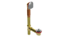BRASS OFFSET WASTE & OVERFLOW LIFT & TURN (314L)