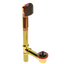 BRASS OFFSET WASTE & OVERFLOW LIFT & TURN (314L)