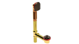 BRASS OFFSET WASTE & OVERFLOW LIFT & TURN (314L)