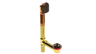 BRASS OFFSET WASTE & OVERFLOW LIFT & TURN (314L)