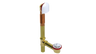 BRASS OFFSET WASTE & OVERFLOW LIFT & TURN (314L)