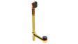 BRASS OFFSET WASTE & OVERFLOW CLICKER® EXTENDED (314Q-20VB)