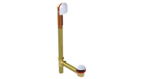 BRASS OFFSET WASTE & OVERFLOW CLICKER® EXTENDED (314Q-20W)
