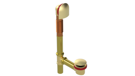 BRASS OFFSET WASTE & OVERFLOW CLICKER® (314Q)