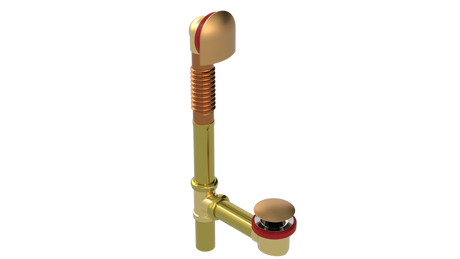 BRASS OFFSET WASTE & OVERFLOW CLICKER® (314Q)