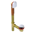 BRASS OFFSET WASTE & OVERFLOW CLICKER® (314Q)