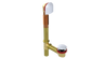 BRASS OFFSET WASTE & OVERFLOW CLICKER® (314Q)