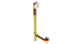 BRASS Offset Waste & Overflow with Twirl™ Closure Extended (314T-20CP)