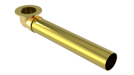 Brass Waste El W/9" Tube (316-S-9)