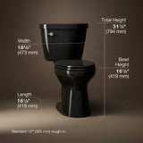 Cimarron® Two-piece elongated toilet, 1.6 gpf