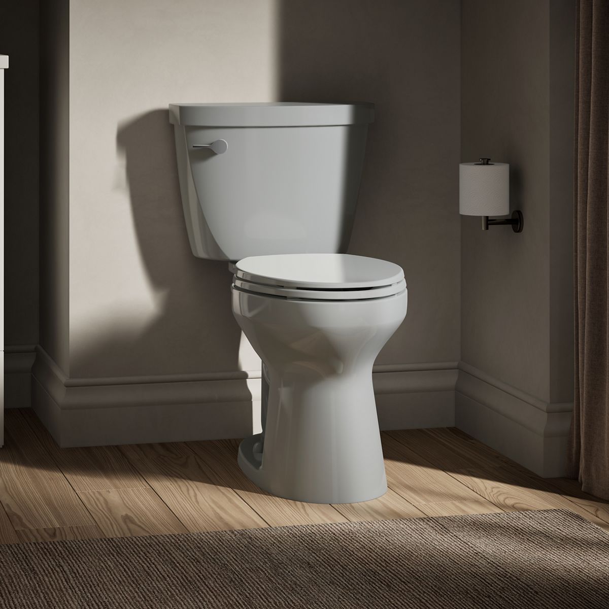 Cimarron® Two-piece elongated toilet, 1.28 gpf