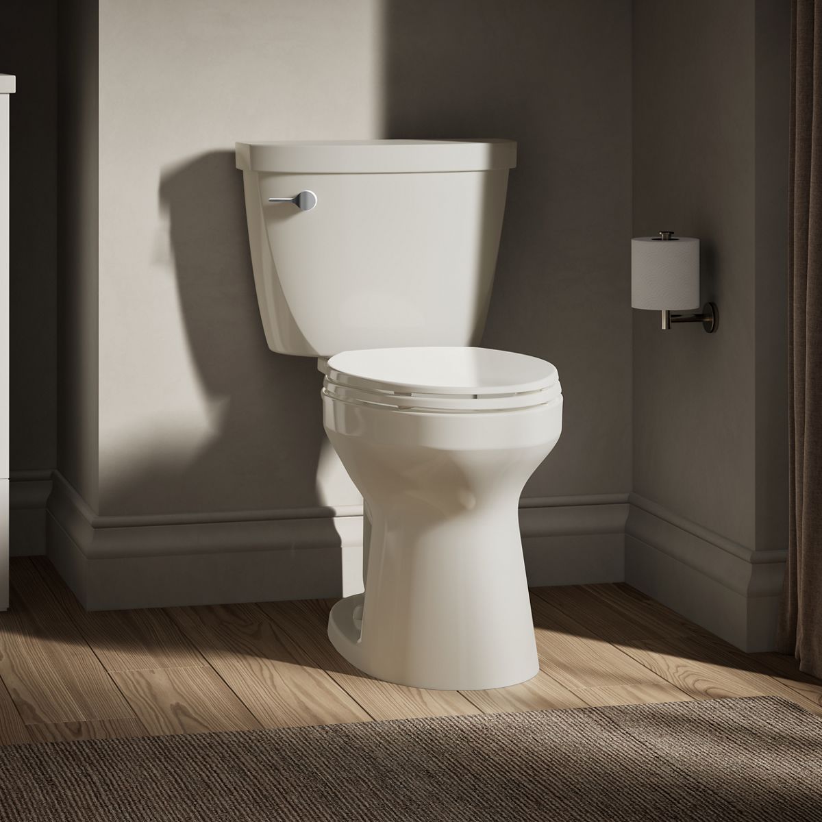 Cimarron® Two-piece elongated toilet, 1.28 gpf