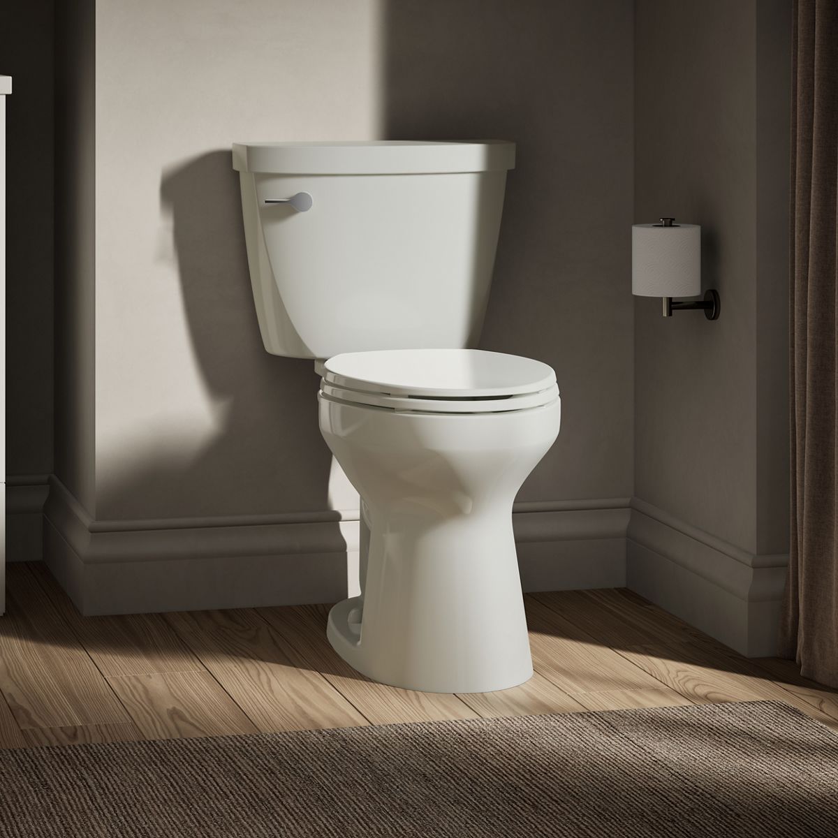 Cimarron® Two-piece elongated toilet, 1.28 gpf