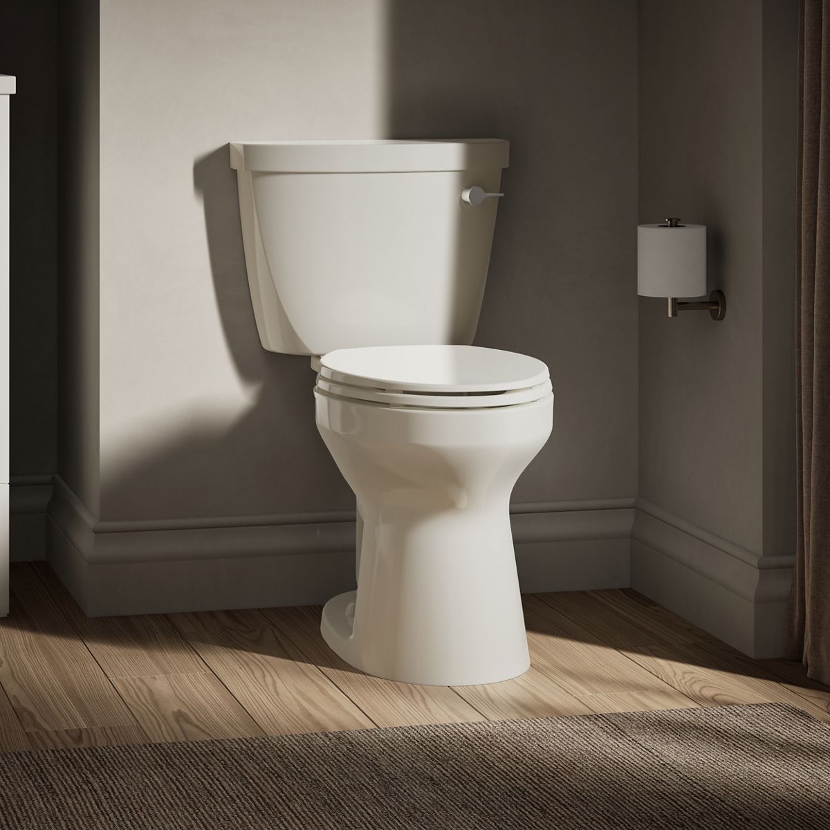 Cimarron® Two-piece elongated toilet, 1.28 gpf