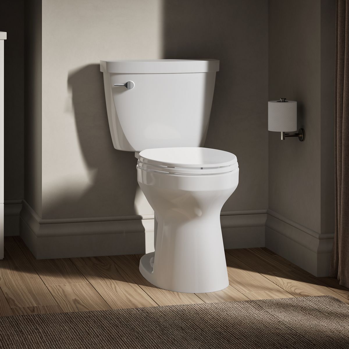 Cimarron® The Complete Solution® two-piece elongated toilet, 1.28 gpf