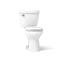 Cimarron® Two-piece round-front toilet, 1.28 gpf