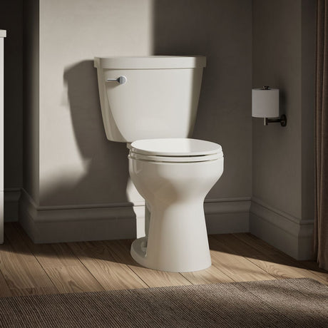 Cimarron® Two-piece round-front toilet, 1.28 gpf