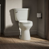 Cimarron® Two-piece round-front toilet, 1.28 gpf