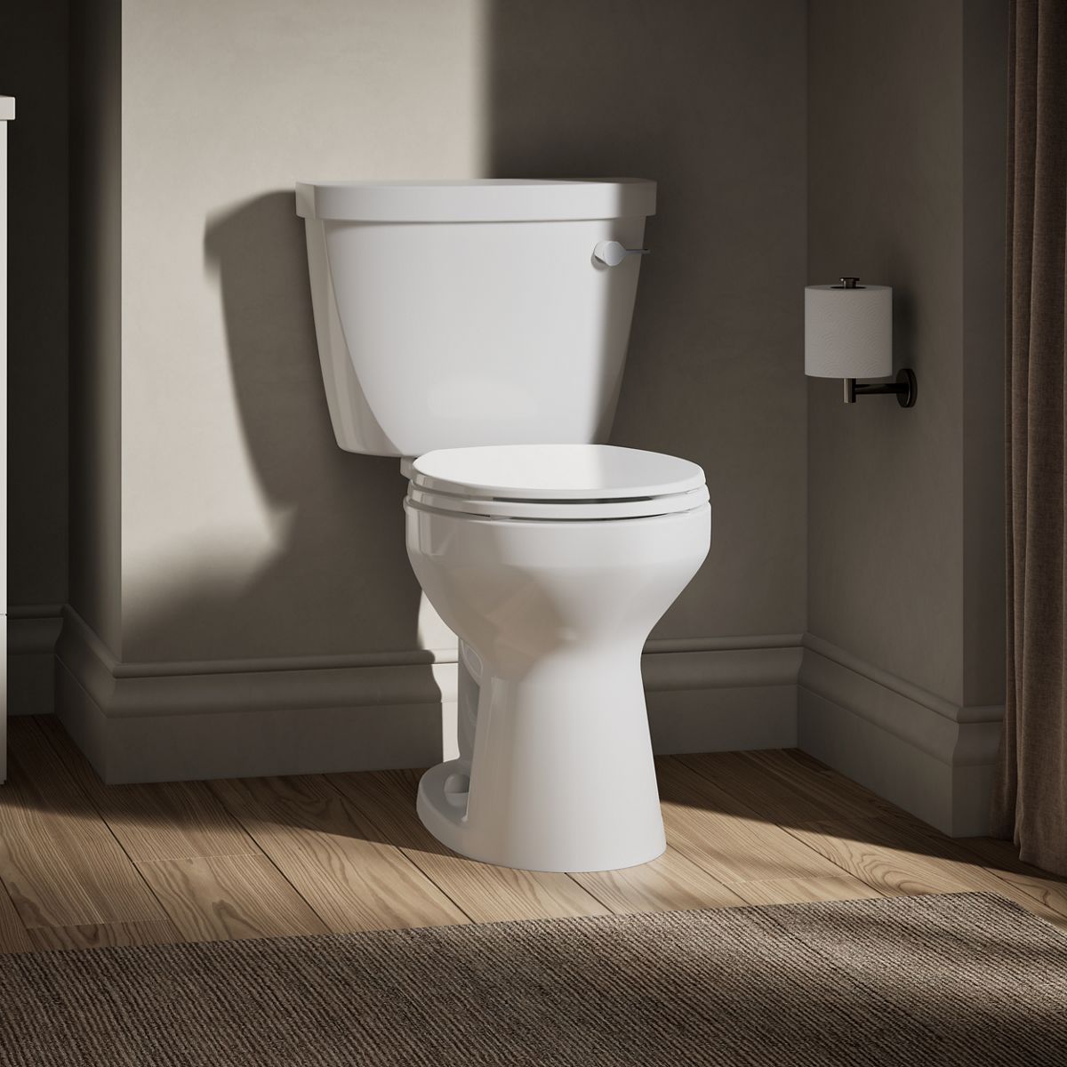 Cimarron® Two-piece round-front toilet, 1.6 gpf