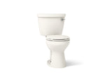 Cimarron® Two-piece round-front toilet, 1.28 gpf