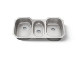 Undertone® 41-3/4" undermount triple-bowl kitchen sink